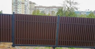 Купить распашные ворота из штакетника Смоленск, цена от 2761 руб.